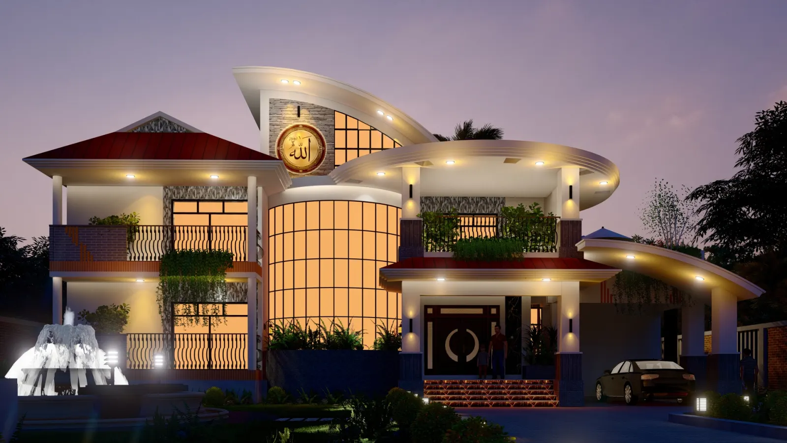 Contemporary Duplex Residence by Orchid Architects